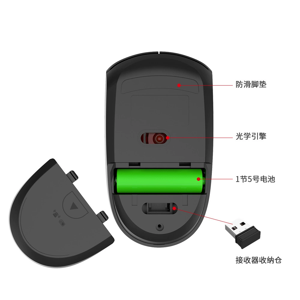 Бесшумная беспроводная мышь, зарядка ноутбука, bluetooth, 4G, оптовая