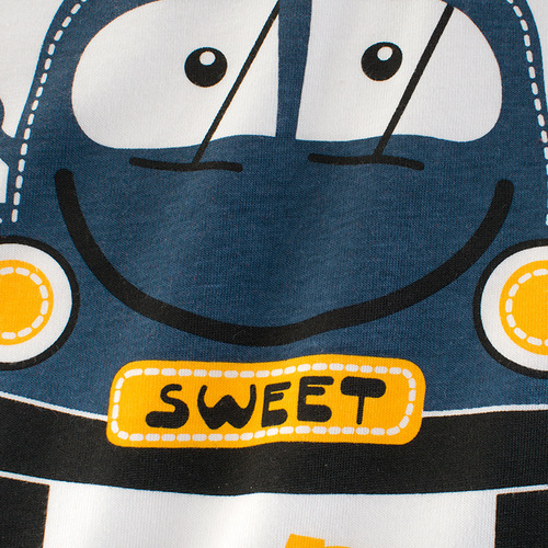 27KIDS Korean version of children's clothing, boys' new autumn clothing, children's long-sleeved T-shirt, car baby top, one piece consignment sale