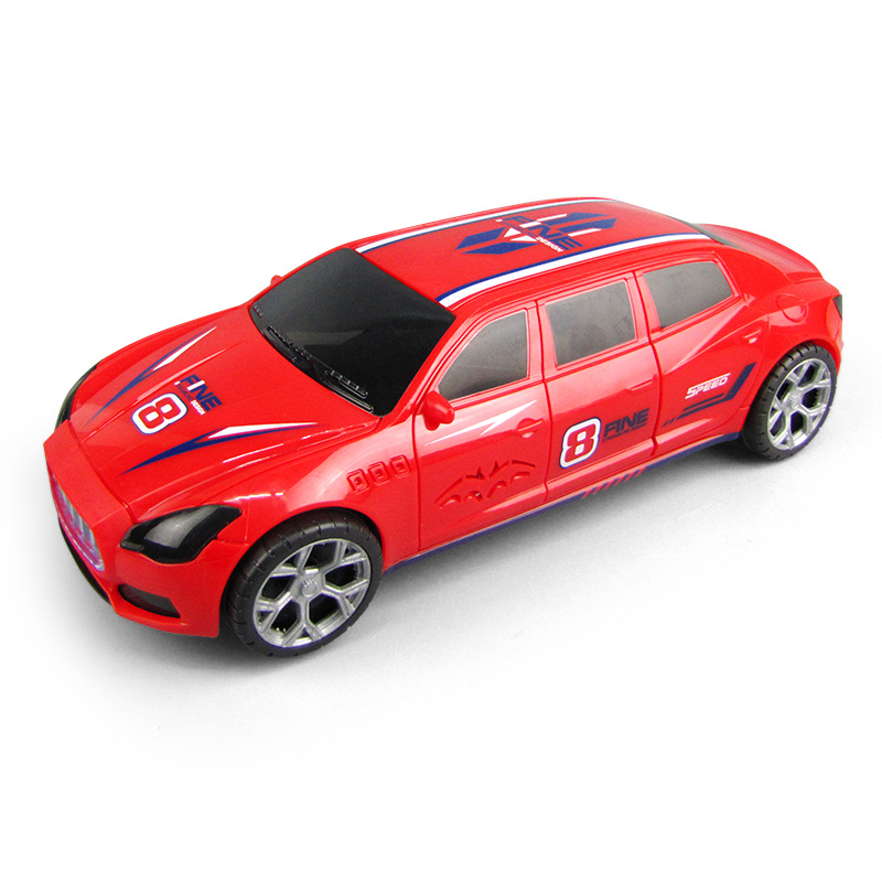 Nuevo coche de juguete eléctrico educativo para niños universal música ligera móvil de cuatro puertas puesto de venta caliente al por mayor juguetes