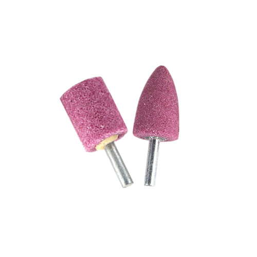 Red corundum electric grinding head 6mm handle flint grinding wheel metal grinding and polishing head chrome corundum ceramic grinding head