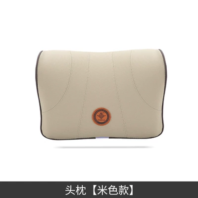 foam neck pillow car pillow Headrest - headrest-beige