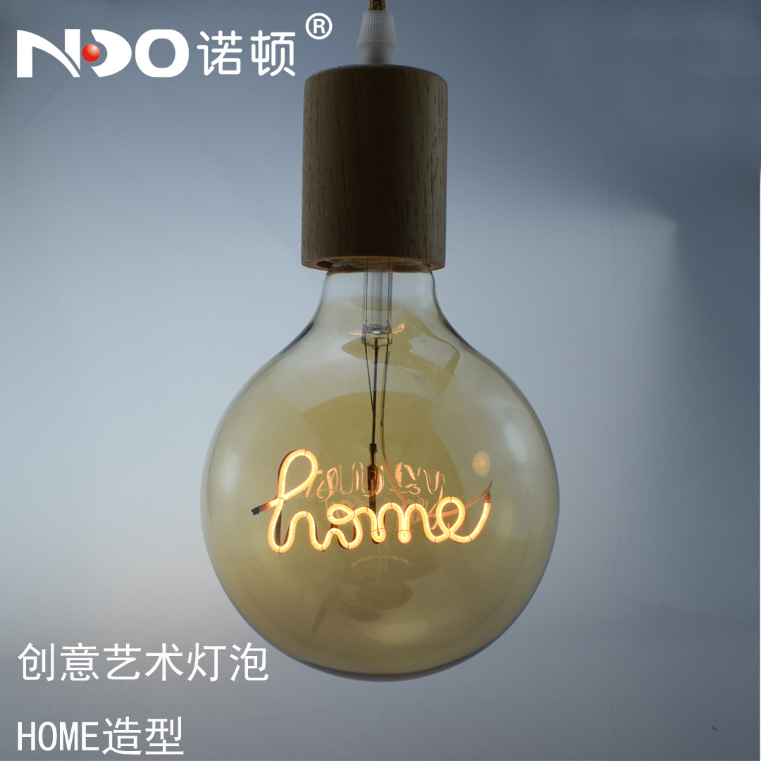 Edison light bulb LOVE love HOME letter LED Flamingo Modeling lights ins new pattern Cross border originality DIY