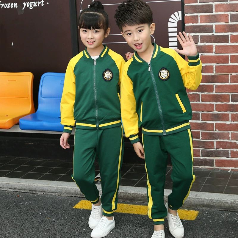 Autumn children's uniform for kindergarten for elementary school students, sports baseball set