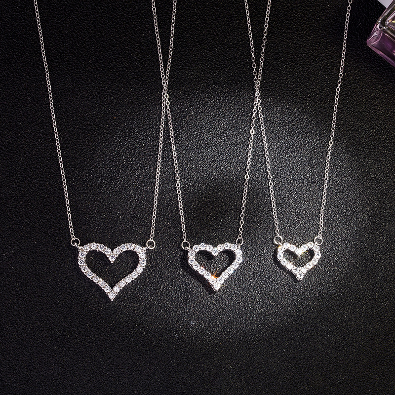 Necklace heart shaped