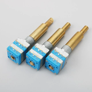 长泰尔厂家供应9mm双轴双联电位器双轴调音电位器对讲机用电位器