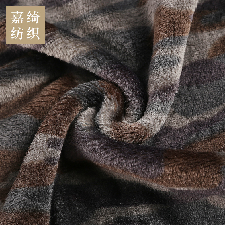 厂家供应印花法兰绒 双面法莱绒现货 秋冬家居服睡衣面料