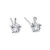 Earrings, zirconium, accessory handmade, silver 925 sample, wholesale