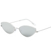 Tide, metal trend sunglasses, marine glasses, European style, cat's eye