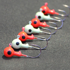 Wheeled 1.75g-10g Lead Head Lure Hooks in Yellow/Red, Optional Match with Soft Bait for Fishing Tackle Wholesale