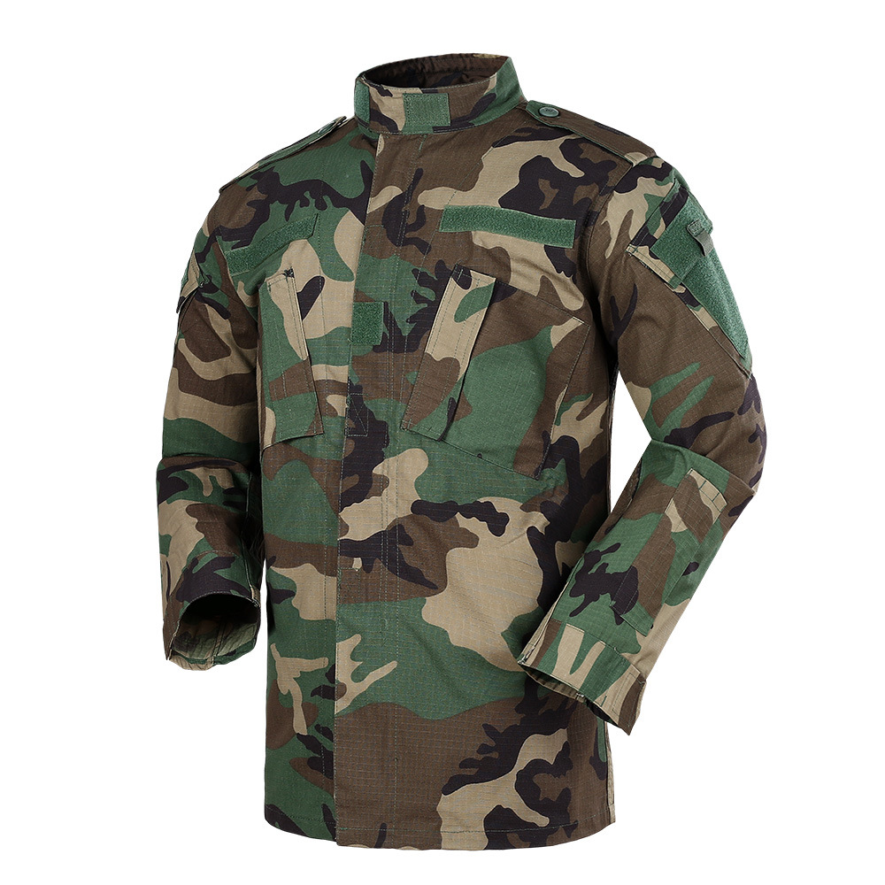 Abbigliamento da uomo Tuta mimetica a maniche lunghe per fan militari Uniforme da addestramento tattico traspirante e antigraffio per esterni_voghion.com
