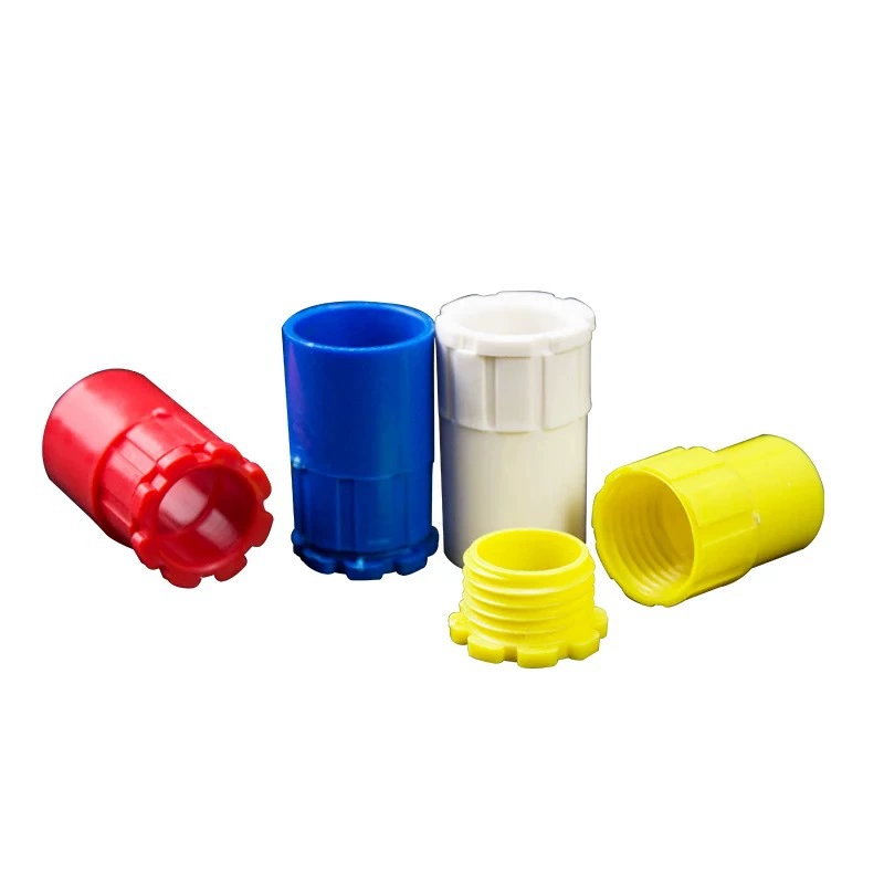 Наконечник линии ПВХ,Lock cup, гребень, гайка, винт 16 20 25 32 40 50 толстой цвет красный синий белый желтый