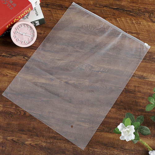 Garment Zipper Bag, PE Packaging Bag, Plastic Self-Sealing Bag, EVA Frosted Transparent Sealing Bag, Packaging Bag with Printing Capability