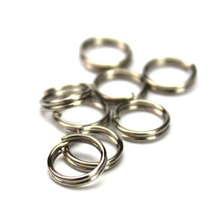 Complete range of sizes for Weihé double ring lure accessories connection rings, cross-border Weihai fishing tackle wholesale
