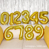 Balloon, digital golden silver decorations, 32inch