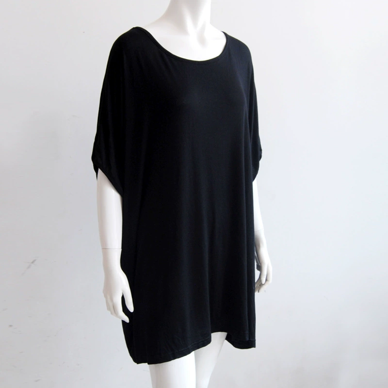 Летняя 200 кг 300 кг больших размеров Модальная рубашка «летучая мышь», юбка, домашняя женская футболка больших размеров, цельная доставка