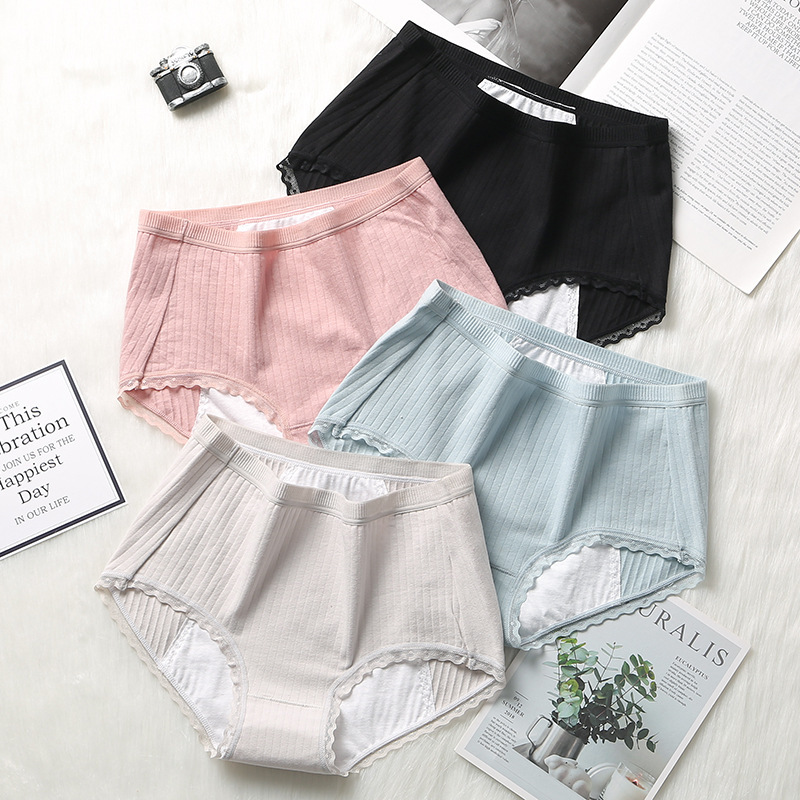 10A Antibacterial ~ Pure Cotton Menstrual Underwear for Women during Menstrual Period, Leak-Proof Mid-High Waist, Comfortable, Breathable and Sanitary Pants 10A Antibacterial ~ Pure Cotton Menstrual Underwear for Women during Menstrual Period, Leak-Proof Mid-High Waist, Comfortable, Breathable and Sanitary Pants