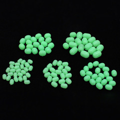 Weihe Cylindrical Soft Green Luminous Stopper Beads/Luminous Stopper Pearls – Small Accessories for Rock Fishing and Lure Fishing