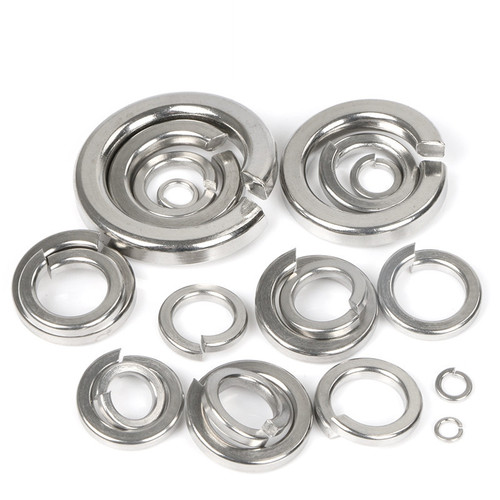 304 stainless steel spring washer spring washer GB93 open spring washer M3M4M5M6-M24 series spring washer washer