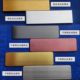 Blank breastplate backing material 304 stainless steel electroplated brushed mirror plate accessories plate material wholesale