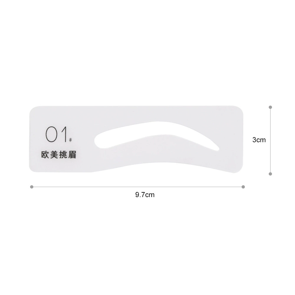 Women's eyebrows, eyebrow stickers, makeup template 10 eyebrows -shaped thrush beauty makeup preliminary learning tools
