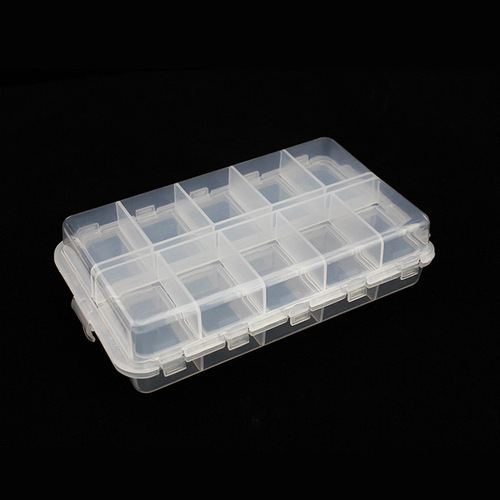Weihe Folding Fishing Gear Box/Fishing Gear Accessories Box (16.6*9.7*4.1cm) Lure Box Accessories Box