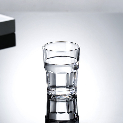 Glass water cup for restaurant and hotel, bar KTV creative glass cup, tea cup, milk cup, LOGO can be printed