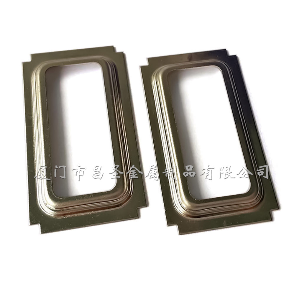 功能性五金冲压件 电动汽车继电器框片 可伐带4J33 电镀雾镍