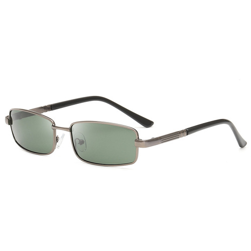 Ole Ole 2043 Small Frame Polarized Sunglasses for Men, Driver Driving Sunglasses, Metal Fishing Sunglasses