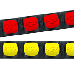 Off-road motorcycle cow horn warning light handlebar cover electric bike handle brake handle modification handle part accessory