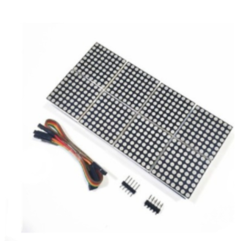 MAX7219点阵模块 8点阵2*4  单片机控制驱动模块