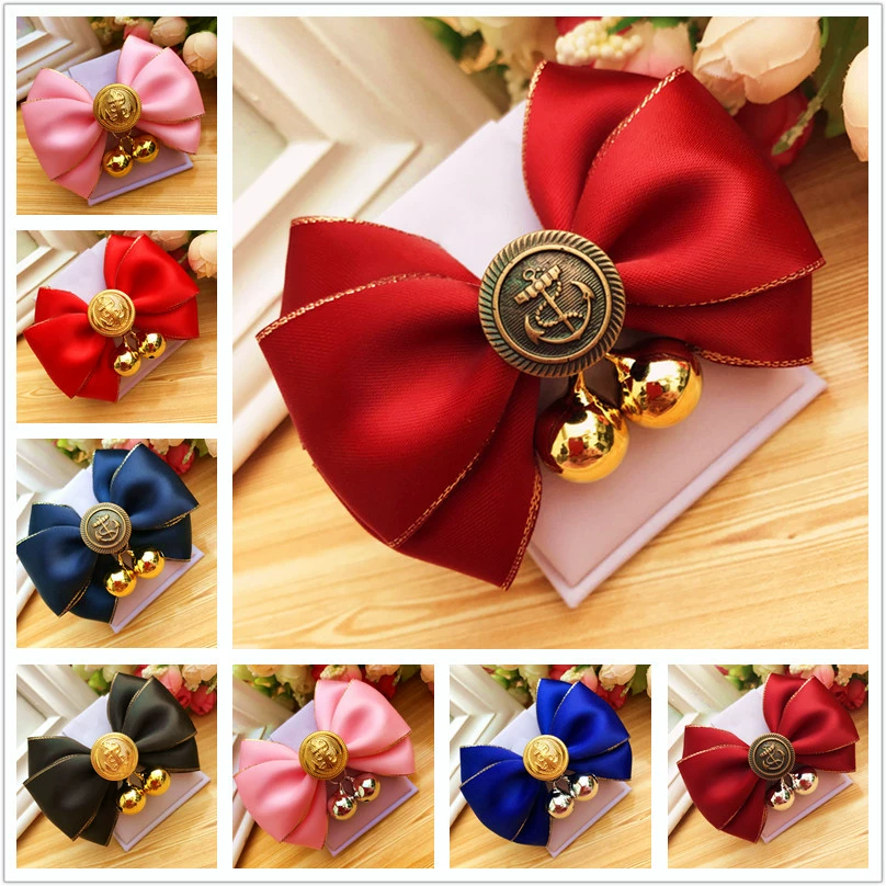 Ошейник для собачьего колокольчика галстук с бантом ожерелье кошка Тедди маленький средний и большой собака подвесные аксессуары