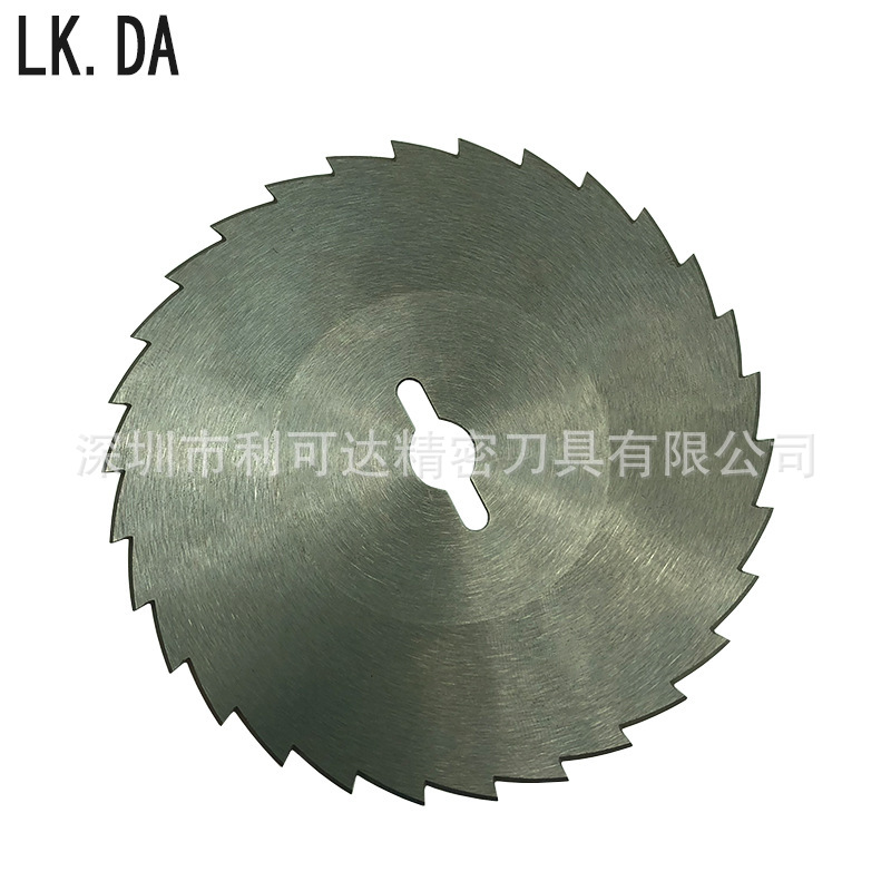 100x10x1.7不锈钢食品机械圆刀片电动齿形烤肉食品分切圆形刀片