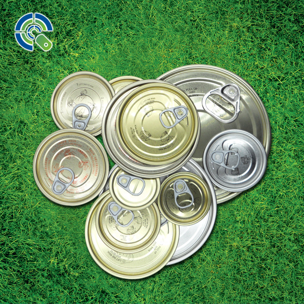 铁盖厂家直销番茄酱专用鸿光603食品级马口铁易开盖双黄易拉盖