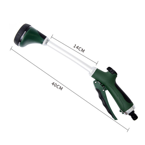 Factory supply household extended multi-purpose water spray gun Garden 5 function water gun multi-mode water spray gun