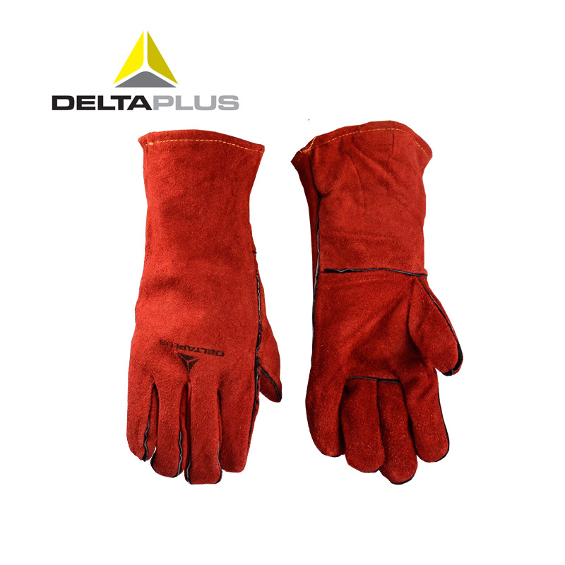 Delta 205515 guantes de protección guantes de soldador guantes de aislamiento térmico guantes de soldadura de piel de vaca