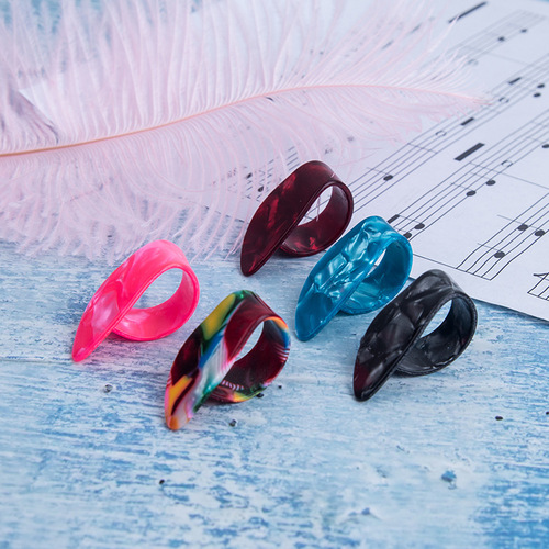 Guitar pick index finger thumb pick thumb index finger finger set finger guitar pick celluloid guitar finger set