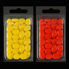Weihé Red and Yellow Floating Corn Seeds 50 Seeds/Box Set Simulation Lure with Fishy Scents Artificial Bait Cross-border