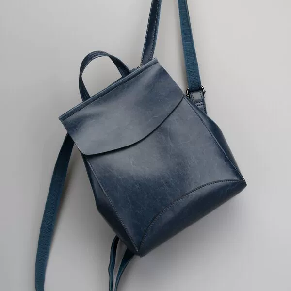 Backpack, fashionable universal leather shoulder bag