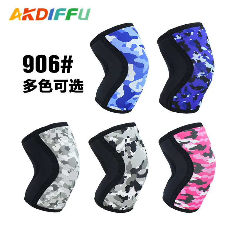 Artículos deportivos fabricantes set Squat rótula neopreno buceo material rótula engrosada neopreno 7mmscr