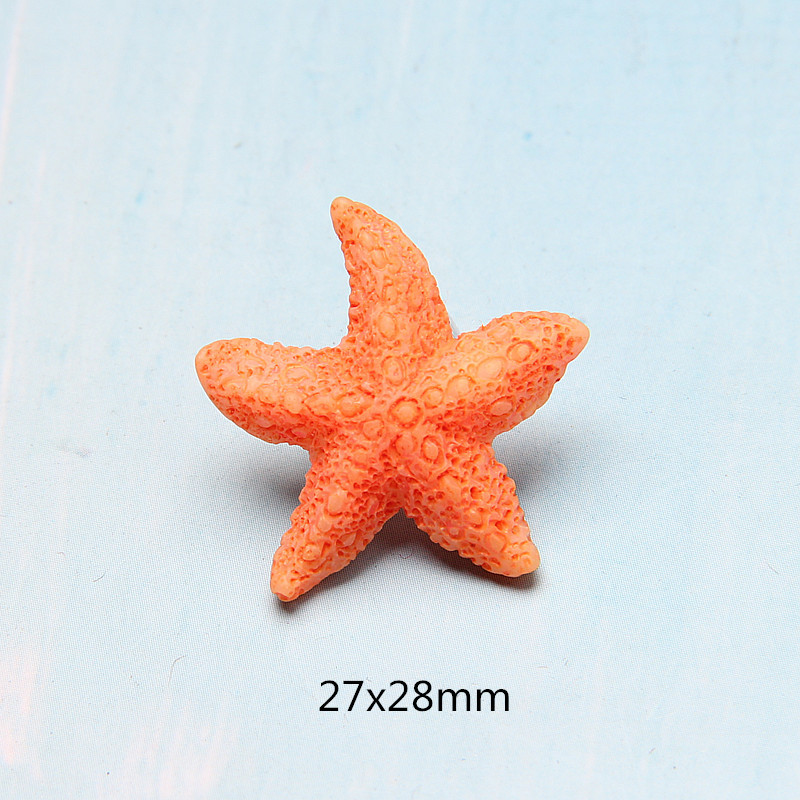 Anclaje estrella de mar resina Marina accesorios epoxi caja del teléfono la joyería DIY Delgado relleno fábrica al por mayor