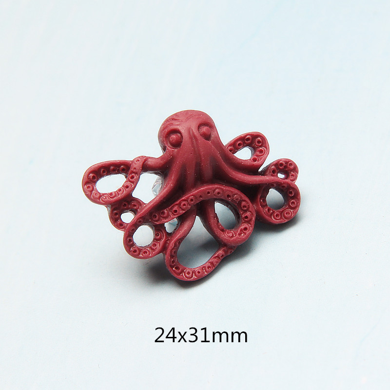 Anclaje estrella de mar resina Marina accesorios epoxi caja del teléfono la joyería DIY Delgado relleno fábrica al por mayor