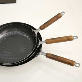 日本进口SUMMIT炒锅 铁制不粘锅 平底锅 厨房用品厨具不粘锅
