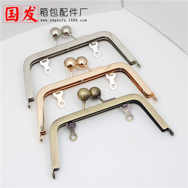 14cm trapezoidal sin agujero cabeza de bola gran boca de oro con agujeros de tornillo de alta calidad oro boca de tornillo