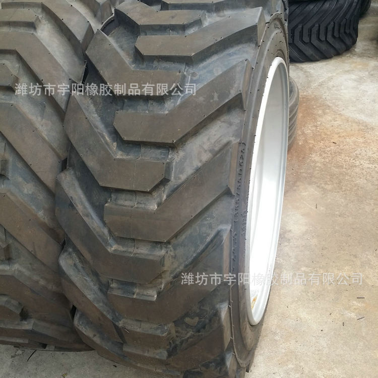 385/65D22.5 滑移式装载机轮胎 实心胎