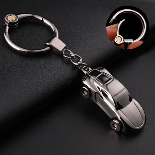 jobon Chinese car keychain female Korean cute couple key pendant creative small gift with LED light