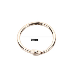Hot-selling cross-border 30mm Inner Diameter Open-End Rings for Books, Document Holders, and Loose-Leaf Binders — Now Available!