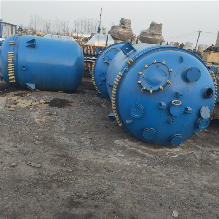 出售二手搪瓷反应釜二手1-10吨搪瓷反应釜二手5吨反应釜