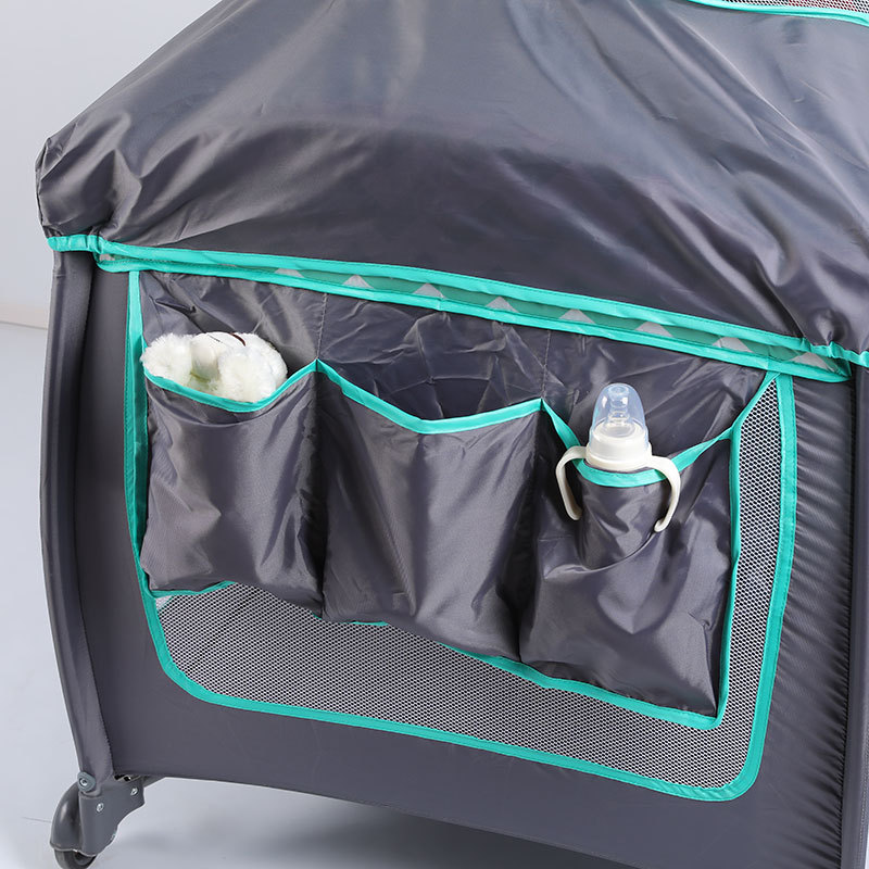 Concha de cacao cuna portátil multifuncional pañal Mesa niños plegable cama de juego móvil cama de bebé al por mayor image 5