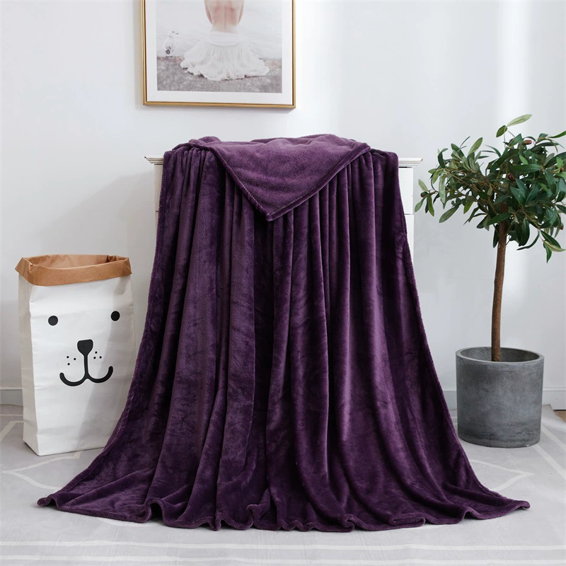 Коралловый фланелевый плед, Cloud Mink Velvet 120D, несколько размеров 50×70–200×230 см, подарок и йога