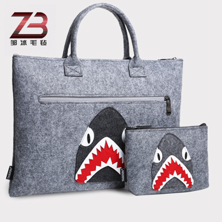 批发笔记本内胆包公文包毛毡电脑包手提包收纳加厚耐磨